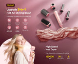 5 in 1 High Speed Hair Dryer,Hot Air Comb Set,Hair Brush,Curling Iron,Hair Straightener Styling