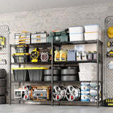 Heavy Duty Metal Shelving Unit 4-Tier Wire Rack Shelves for Kitchen Garage Storage,Adjustable