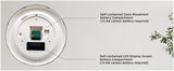 TIMESS Luminous Voice-activated Wall Clock, 14' Silent Battery Powered