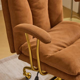 Home Office Desk Chair Comfy with wheels&Removable Armrests