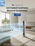 Tower Fan for Bedroom, 42 Inch 120° Oscillating Fan with 12 Speeds