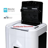 Professional Grade Micro-Cut Paper and Credit Card Shredder for Office Use