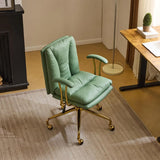 Home Office Desk Chair Comfy with wheels&Removable Armrests