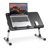 Laptop Desk Table, Adjustable Laptop Stand, Portable Lap Desks with Foldable Legs