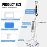 DayPlus Steam Mop & Detachable Steam Cleaner for Carpet Laminate