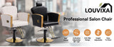 Height Adjustable Salon Chair for Hair Sylist, Reclining Salon Hair Chairs, Hydraulic Barber Chair, 360 Degree Swivel Shampoo