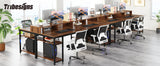 Tribesigns 78.74 Inches Extra Long Two-Person Desk, Double Computer Desk