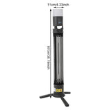 1500W Indoor Outdoor Space Heater W/ 3 Heat Settings and Timer for Patio