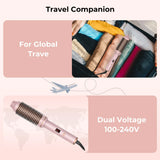 Valentine Gift Hair Curler Straightener Electric Hair Brushes Hot Comb Professional Curling Iron Heated