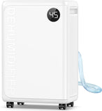 32 Pint Dehumidifier With Drain Hose For Basement Home Large Room