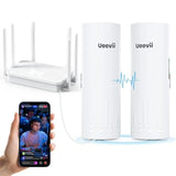 CPE450 Wireless Bridge and WR3000K WiFi Router Kit, 5.8G 3KM Point