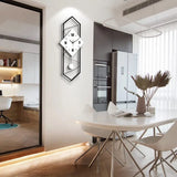 Swing Quartz Silent Modern Large Pendulum Wall Clock, 27.5" - Home Decor