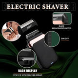 Hair Clippers Set for Men with LED Display Cordless Hair Clipper Trimmer in Black Professional