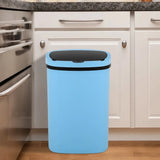 13 Gallon Tall Kitchen Garbage Can Touch-Free Motion Sensor High-Capacity Kitchen Trash Can