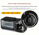 Breakfast machine Toaster sandwich toast coffee machine Small appliances 3-in-1