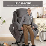 Electric Power Lift Recliner Chair for Elderly with Vibration Massage And Lumbar