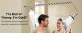 Tandem Shower Head For Couples, Dual Shower Head with Original Adjustable Slider, High Pressure