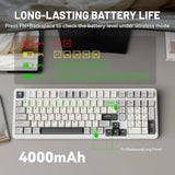 MAMBASNAKE x Attack Shark X98 Wireless Mechanical Keyboard,Gasket Hot Swappable Custom Keyboard