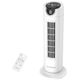 Tower Fan for Bedroom, 25 dB Quiet DC Bladeless Fan with Remote, 8 Speeds