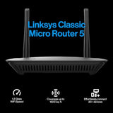 WiFi 5 Router 1, 500 Sq. Feet Coverage 20+ Devices Speeds up to AC1200