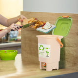 Wedyvko15L Compost Bin Recycle Composter Aerated Compost Bin