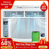 Smart 6000 BTU Window Air Conditioner with WiFi, Remote amp App Control