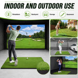 5x4ft Golf Turf Mat | Training Aid Practice Equipment | Outdoor Indoor