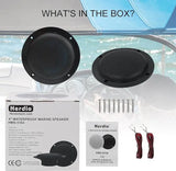 Herdio 4 Inch 160W Home In-Wall Ceiling Waterproof Speaker Surround Sound Speaker for Kitchen Bathroom