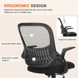 JHK Ergonomic Mid-Back Mesh Backrest Office Desk Chair Computer Lumbar Support Rolling Swivel Gaming Chairs