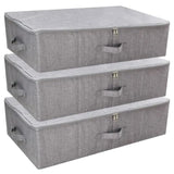 Folding Washable Dustproof Under Bed Storage Bins with Lids for Closet