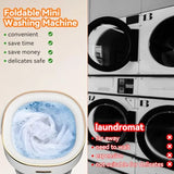 Portable Washing Machine Folding 20L Mini Washer and Spin-Dryer 3 Cleaning Modes and Deep Cleaning