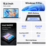 15.6 "Thin & Portable Laptop Computer Intel Celeron