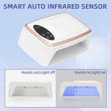 NEW 90LEDS UV LED Lamp For Nail Manicure 380W Professional Gel Polish Drying Lamps With Hand Pillow