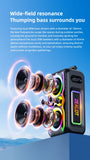ZEALOT-PT21 200W Portable Wireless Bluetooth Speaker with Subwoofer