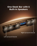 M60 Boom 5.1ch Soundbar w/ Dolby Atmos, 5.25" Wired Subwoofer