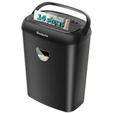 Cross Cut Paper Shredder 14 Sheet P-4 High Security, 6.6Gal Large Basket, Jamproof 3 Mode Heavy Duty Shredder for Home Office
