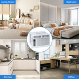 Air Conditioner 6000 AC Unit with Remote/App Control 3 Fan Speeds, ECO