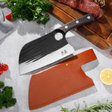 SHANGDAO Meat Cleaver Knife 7.8", Butcher Knife for Meat Cutting, High Quality steel
