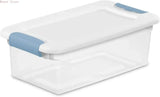 （XMSJ-Hot）48-Pack Latching Box, Under Bed Storage Bins with Lids