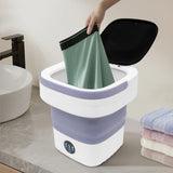 12L Portable Washing Machine, 3 Cleaning Modes Foldable Washing Machine, Travel Mini