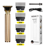 T9 LCD Electric Hairdresser Oil Shaving Head Electric Pusher Carving Electric Pusher Clipper Hair Precision