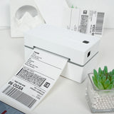 Thermal Label Printer Portable No Ink Required 203DPI 4x6 for Small Business Bluetooth USB High Speed Express Airway Bill