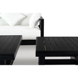 Outdoor Couture Collection Montford Black Patio Coffee Table