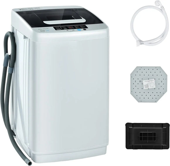 Portable Washing Machine, 2-in-1 Laundry Washer and Spin Combo-MD DC PRINT