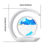 15W Wireless Charger with Quicksand Painting Night Lamp for iphone 16 Pro