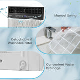 12000 BTU Window Air Conditioner w/ Remote, LED Control Panel, up to 400 Sq.Ft.