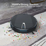 Robot Vacuum Smart Mop Cleaner With 3800PA Suction APP& Voice Control