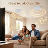 Herdio 2PCS 4'' Ceiling Mounted Speaker HD Digital Stereo Effect Recessed Ceiling Wall Waterproof