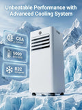 8000BTU Portable Air Conditioners, Portable AC Unit with Dehumidifier