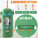Robot Electric Pencil Sharpener 2 Pack Green + Blue